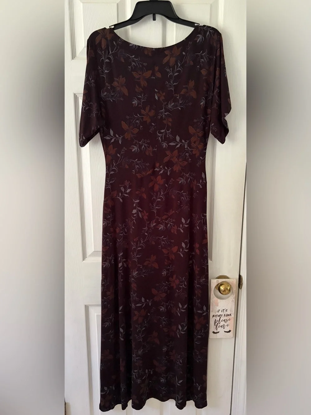 Free People Black Floral Dress
